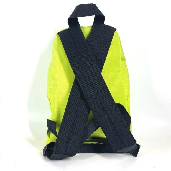 BALENCIAGA 558163 Explorer logo bag backpack Backpack Nylon canvas yellow/Black - Picture 3 of 16